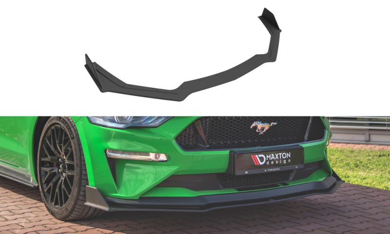 Maxton Street Pro Front Ansatz V.2 für Ford Mustang GT MK6 Facelift FOMU6FGTCNC-FD2B