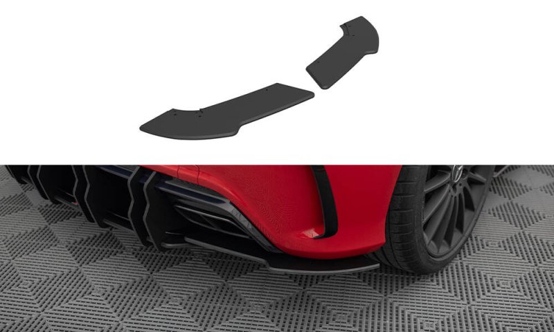 Maxton Street Pro Heck Ansatz Flaps Diffusor Mercedes-Benz A 45 AMG W176 Facelift MEA176FAEROCNC-RSD1B