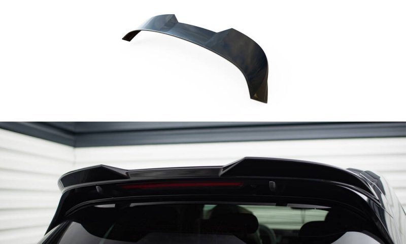Maxton Spoiler CAP Abrisskante 3D Porsche Cayenne SUV Mk3 Facelift schwarz Hochglanz PO-CAY-3F-CAP3D1-G