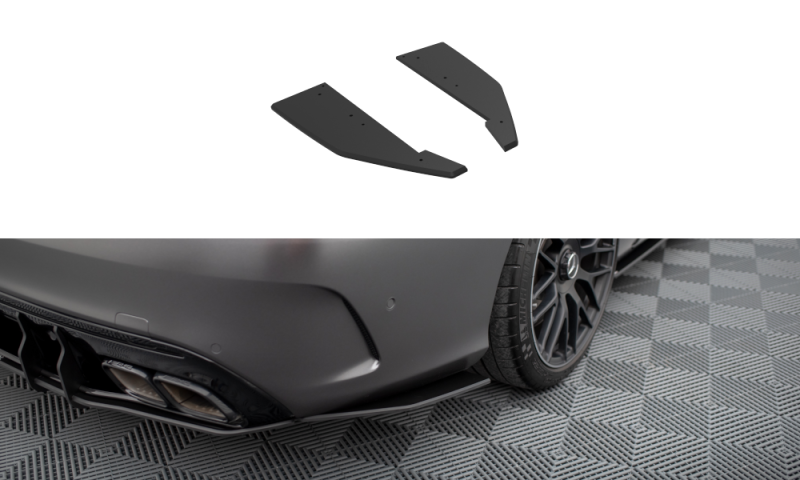 Maxton Street Pro Heck Ansatz Flaps Diffusor Mercedes-AMG C63 Limousine / Kombi W205 Facelift MEC205F63CNC-RSD1B
