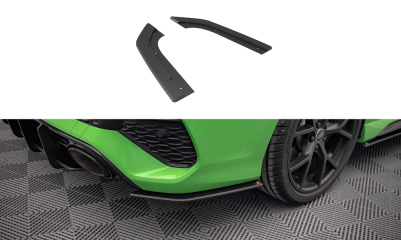 Maxton Street Pro Heck Ansatz Flaps Diffusor für Audi RS3 Limousine 8Y AURS38YSCNC-RSD1B