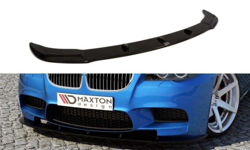 Maxton Front Ansatz für BMW M5 F10/ F11 schwarz Hochglanz BM-5-10-M-FD1-G