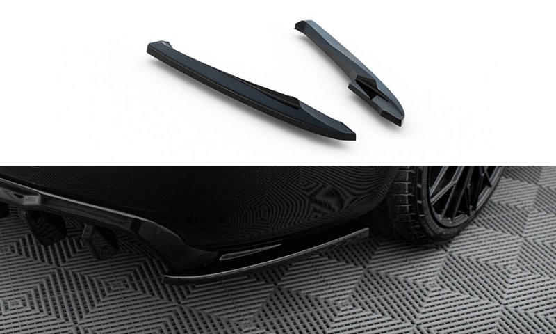 Maxton Heck Ansatz Flaps Diffusor V.2 Audi A4 B8 schwarz Hochglanz AU-A4-B8-RSD2-G