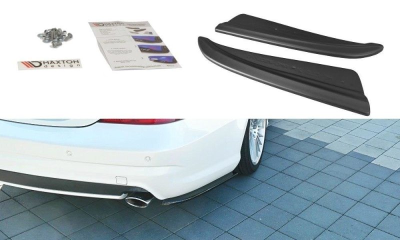 Maxton Heck Ansatz Flaps Diffusor für Mercedes CLS C219 55AMG schwarz Hochglanz ME-CLS-219-AMG-RSD1-G