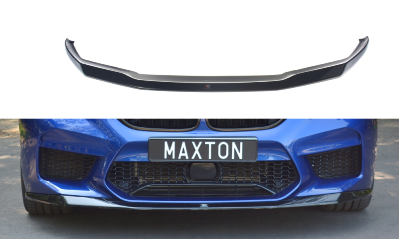 Maxton Front Ansatz V.1 für BMW M5 F90 schwarz Hochglanz BM-5-90-M-FD1-G
