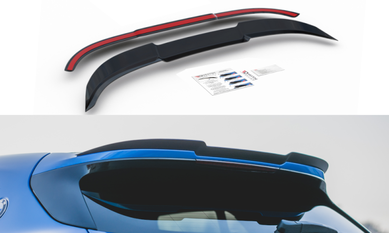 Maxton Spoiler CAP für BMW X2 F39 M-Paket schwarz Hochglanz BM-X2-39-MPACK-CAP1-G