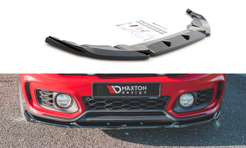 Maxton Front Ansatz V.2 für Mini Countryman Mk2 F60 JCW schwarz Hochglanz MC-CO-2-JCW-FD2-G