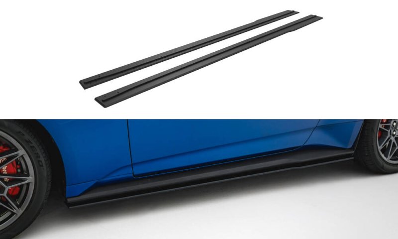 Maxton Street Pro Seitenschweller Ansatz Ford Mustang GT Mk7 FOMU7GTCNC-SD1B