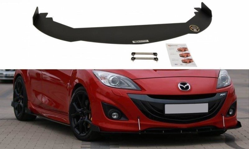 Maxton Racing Front Ansatz für MAZDA 3 MK2 MPS MA-3-2-MPS-CNC-FD1