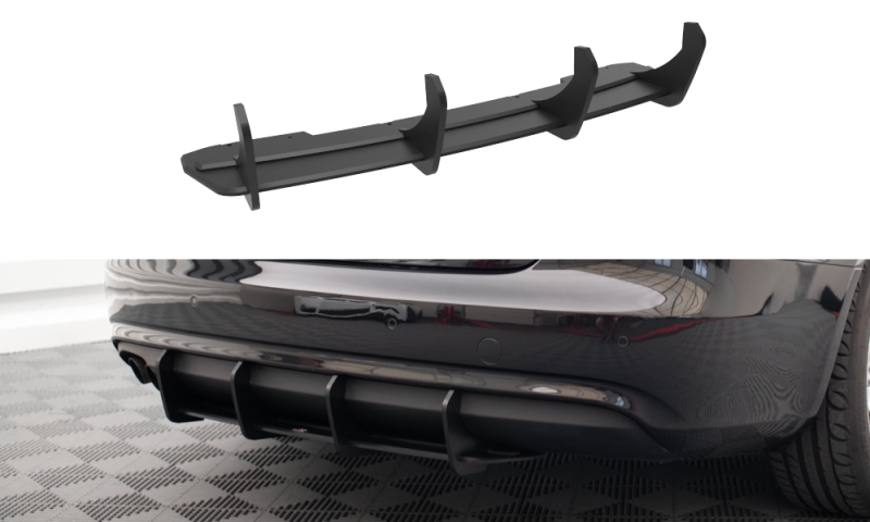 Maxton Street Pro Heckschürze Audi A4 B8 Facelift AUA4B8FCNC-RS1B
