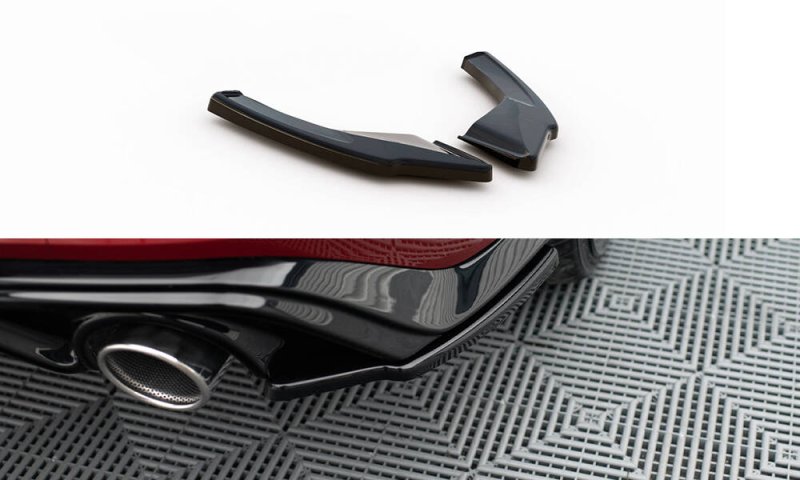Maxton Heck Ansatz Flaps Diffusor V.3 VW Golf GTI Mk8 schwarz Hochglanz VW-GO-8-GTI-RSD3-G