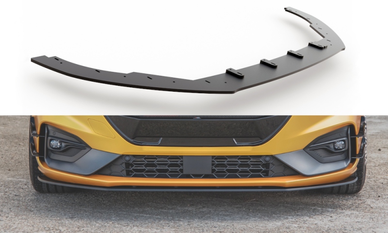 Maxton Racing Front Ansatz für passend für Ford Focus ST / ST-Line Mk4 FOFO4STCNC-FD1BRB