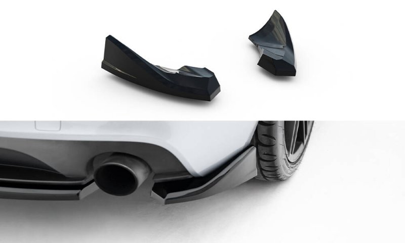 Maxton Heck Ansatz Flaps Diffusor Audi TT S-Line 8J Facelift schwarz Hochglanz AU-TT-2-SLINE-RSD2-G