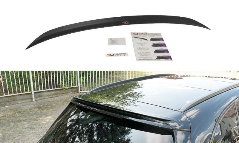 Maxton Spoiler CAP für Mercedes C-Klasse S205 63 AMG Kombi schwarz Hochglanz ME-C-205-AMG-ES-CAP1-G