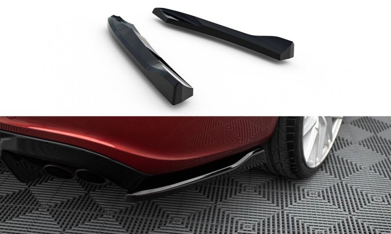 Maxton Heck Ansatz Flaps Diffusor Audi S5 / A5 S-Line Sportback 8T schwarz Hochglanz AU-S5-1-SB-RSD1-G
