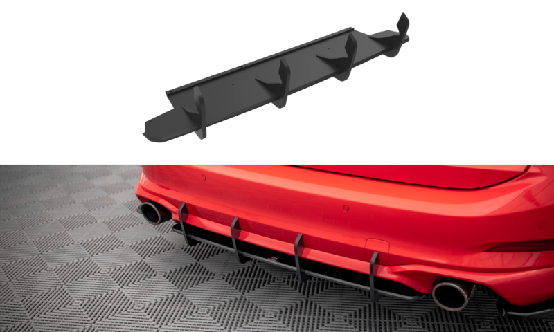 Maxton Street Pro Heckschürze Ford Focus Kombi ST Mk4 FOFO4STLINEESCNC-RS1B