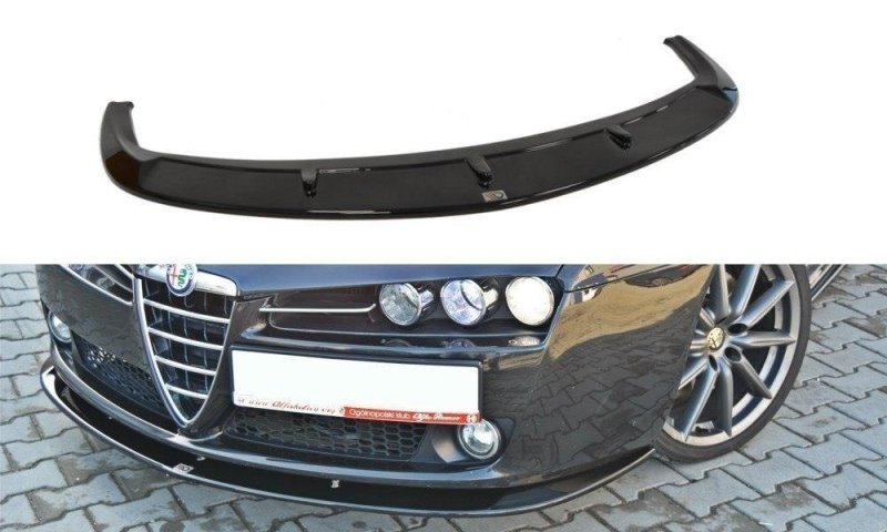 Maxton Front Ansatz für v.2 ALFA ROMEO 159 schwarz Hochglanz AL-159-FD2-G