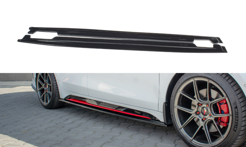 Maxton Seitenschweller Ansatz für Kia ProCeed GT Mk3 schwarz Hochglanz KI-CE-3-PRO-GT-SD1-G