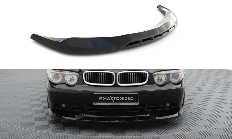 Maxton Front Ansatz BMW 7 E65 schwarz Hochglanz BM-7-65-FD1G+FD1R-G