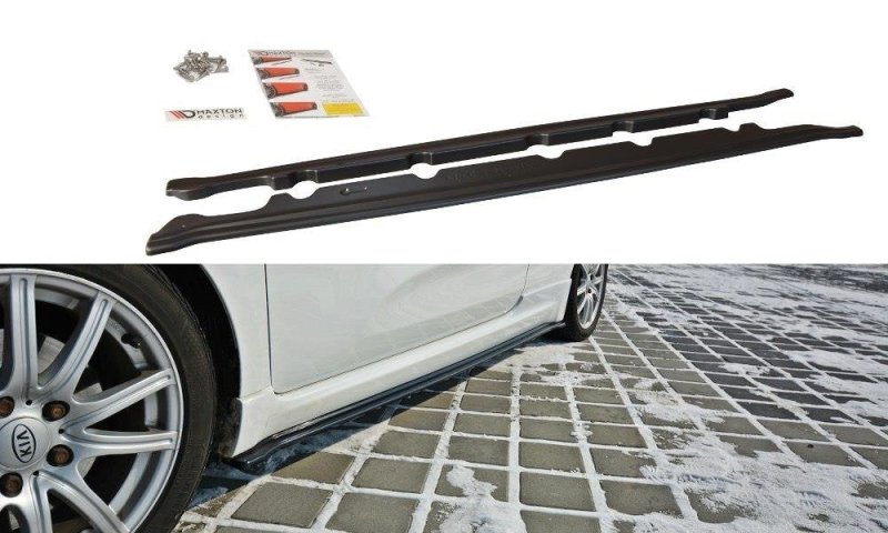 Maxton Seitenschweller Ansatz für KIA CEE"D / PRO CEE"D GT MK2 schwarz Hochglanz KI-CE-2-GT-SD1-G