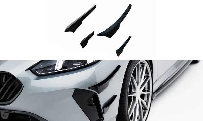 Maxton Stoßstangenflügel vorne (Canards) BMW 1er M-Paket F70 BM-1-M135-F70-CAN1