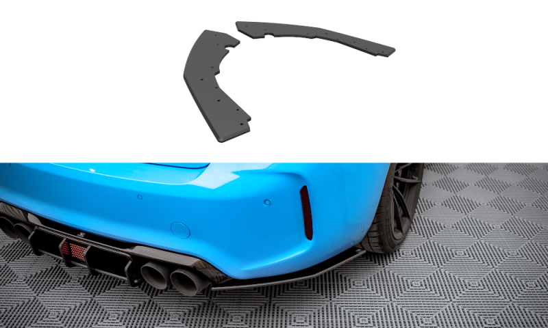 Maxton Street Pro Heck Ansatz Flaps Diffusor für BMW M2 F87 BM287MCOMPCNC-RSD1B