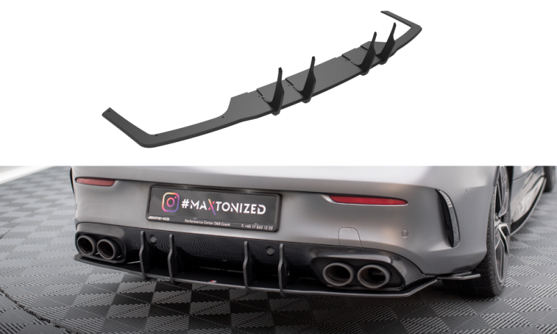 Maxton Street Pro Heckschürze Mercedes-AMG C43 Coupe / Cabrio C205 Facelift / A205 Facelift MEC205F43CCNC-RS1B