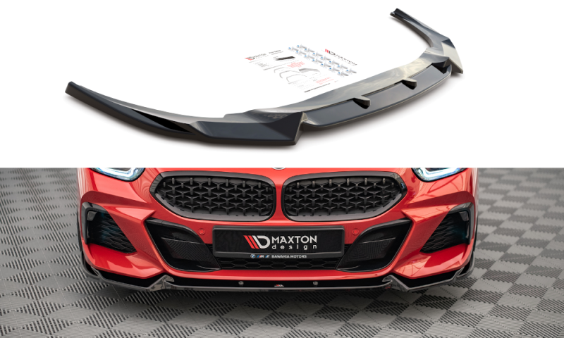 Maxton Front Ansatz V.1 für BMW Z4 M-Paket G29 schwarz Hochglanz BM-Z4-29-MPACK-FD1-G