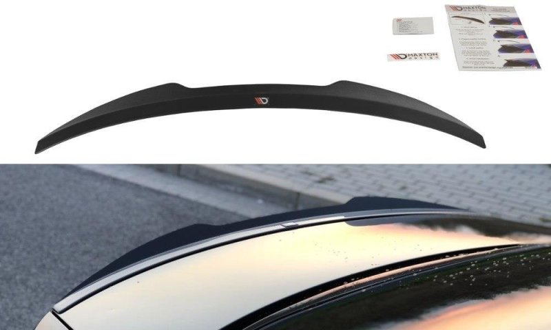 Maxton Spoiler CAP für Audi S4 B8 FL Limousine schwarz Hochglanz AU-S4-B8F-CAP1-G