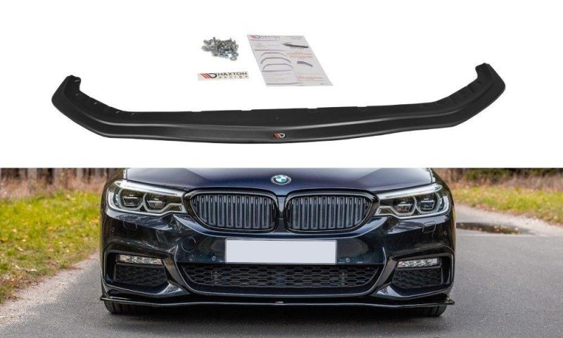 Maxton Front Ansatz V.2 für BMW 5er G30/ G31 M-Paket schwarz Hochglanz BM-5-G30-MPACK-FD2-G