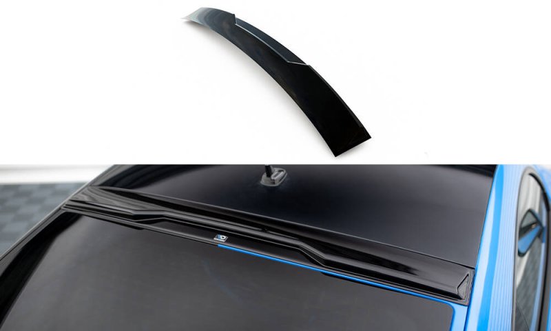 Maxton Heckscheiben Spoiler Audi TT S / TT S-Line 8S Facelift schwarz Hochglanz AU-TT-3-S-H1-G