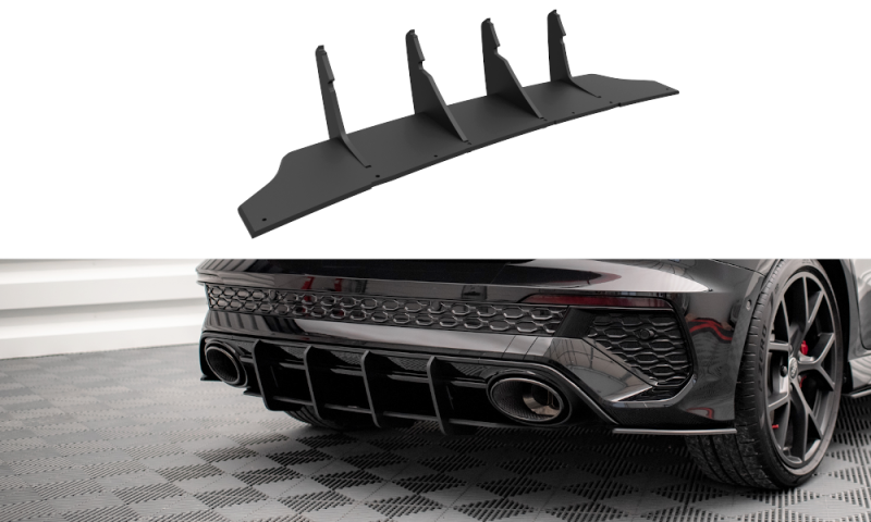 Maxton Street Pro Heckschürze für Audi RS3 Sportback 8Y AURS38YCNC-RS1B