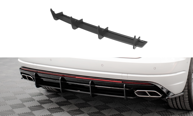 Maxton Street Pro Heckschürze für Volkswagen Touareg R-Line Mk3 VWTO3RLINECNC-RS1B