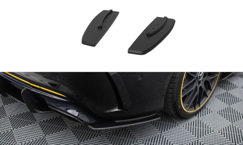 Maxton Street Pro Heck Ansatz Flaps Diffusor Mercedes-AMG CLA 45 C117 Facelift MECLA117AMGAEROCNC-RSD1B
