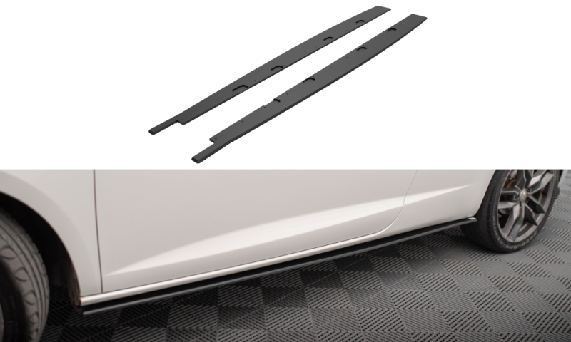 Maxton Street Pro Seitenschweller Ansatz für Seat Ibiza Cupra Sport Coupe Mk4 SEIB4SCCNC-SD1B