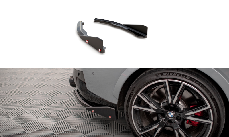 Maxton Heck Ansatz Flaps Diffusor V.2 +Flaps für BMW 2 Coupe M240i G42 BM-2-42-M-RSD2G+RSF1B