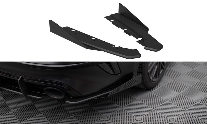Maxton Street Pro Heck Ansatz Flaps Diffusor + Flaps Kia Proceed GT Mk1 Facelift schwarz Hochglanz KICE3FPROGTCNC-RSD1B+RSF1-G
