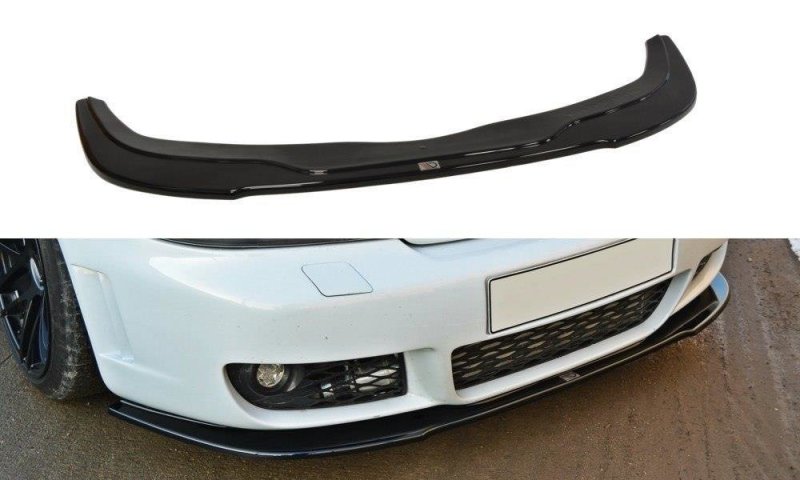 Maxton Front Ansatz für AUDI RS4 B5 schwarz Hochglanz AU-RS4-B5-FD1-G