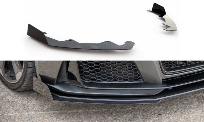 Maxton Flaps Audi RS3 8V Sportback schwarz Hochglanz AURS38VCNC-FSF1-G