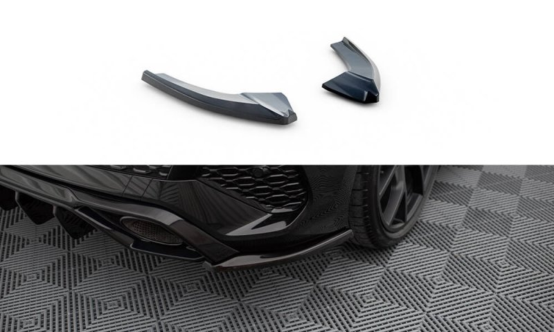 Maxton Heck Ansatz Flaps Diffusor V.2 Audi RS3 Sportback 8Y schwarz Hochglanz AU-RS3-8Y-RSD2-G