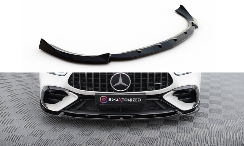 Maxton Front Ansatz V.2 Mercedes-AMG GT 43 4 Door Coupe V8 Styling Package schwarz Hochglanz ME-GT-4D-43-V8-FD2-G