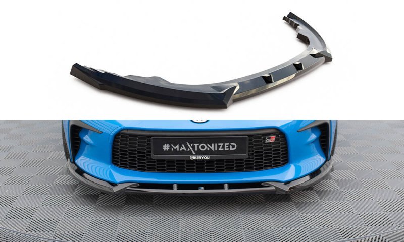 Maxton Front Ansatz V.1 Toyota GR86 Mk1 schwarz Hochglanz TO-GR86-1-FD1-G