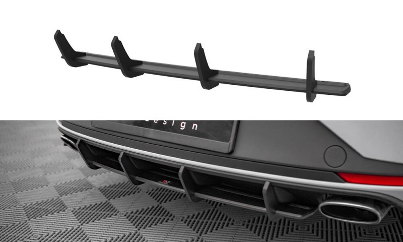 Maxton Street Pro Heckschürze Seat Leon Cupra Sportstourer Mk3 SELE3CUSTCNC-RS1B