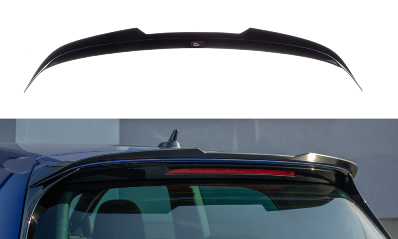 Maxton Spoiler CAP V.2 für Volkswagen Golf 7 / 7 Facelift R / R-Line / GTI  schwarz Hochglanz VW-GO-7F-R-CAP2-G