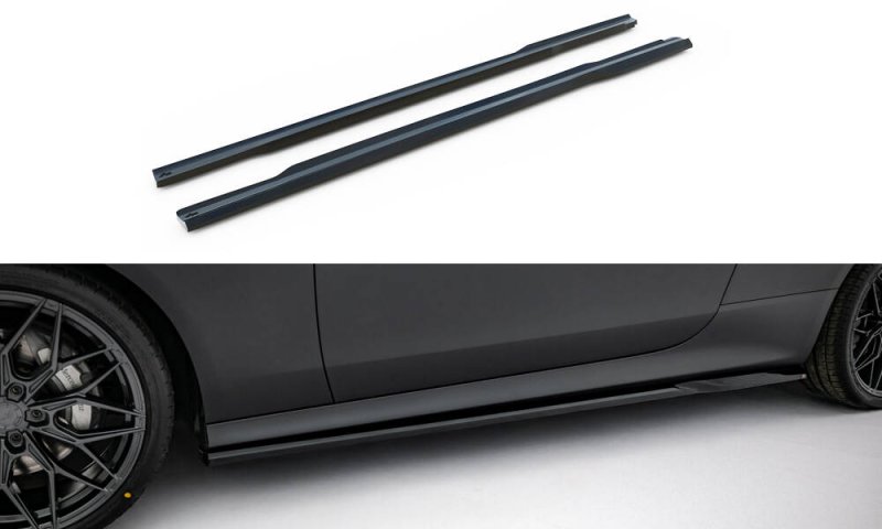 Maxton Seitenschweller Ansatz Mercedes-Benz CLE AMG-Line C236 schwarz Hochglanz ME-CLE-236-AMGLINE-SD1-G