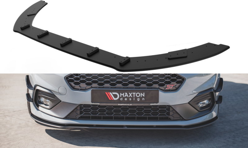 Maxton Racing Front Ansatz für passend für Ford Fiesta Mk8 ST / ST-Line FOFI8STCNC-FD1B