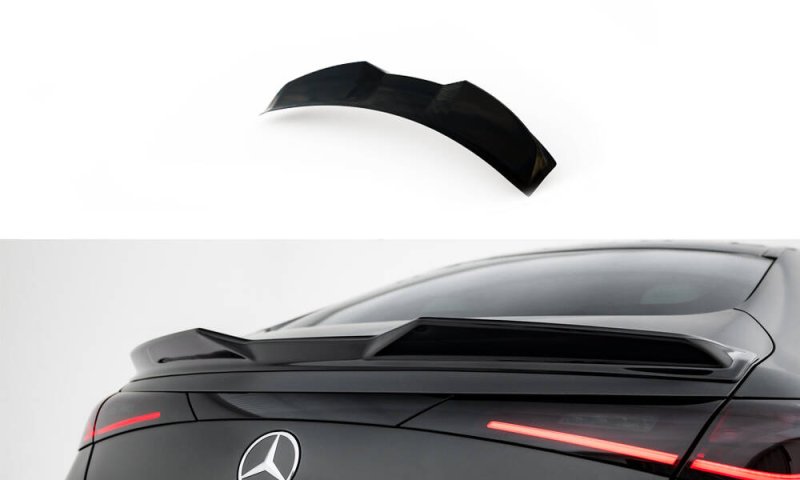 Maxton Spoiler CAP Abrisskante 3D Mercedes-Benz CLE AMG-Line C236 schwarz Hochglanz ME-CLE-236-AMGLINE-CAP3D1-G