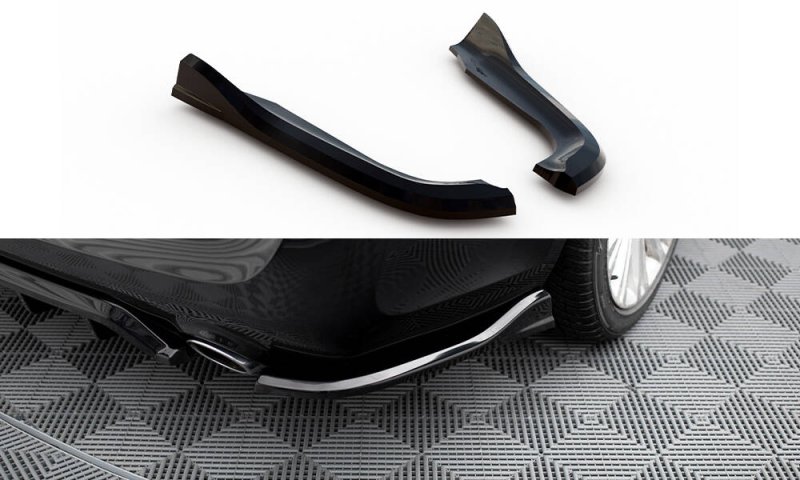 Maxton Heck Ansatz Flaps Diffusor Chrysler 300 Mk2 schwarz Hochglanz CHR-300C-2-RSD1-G