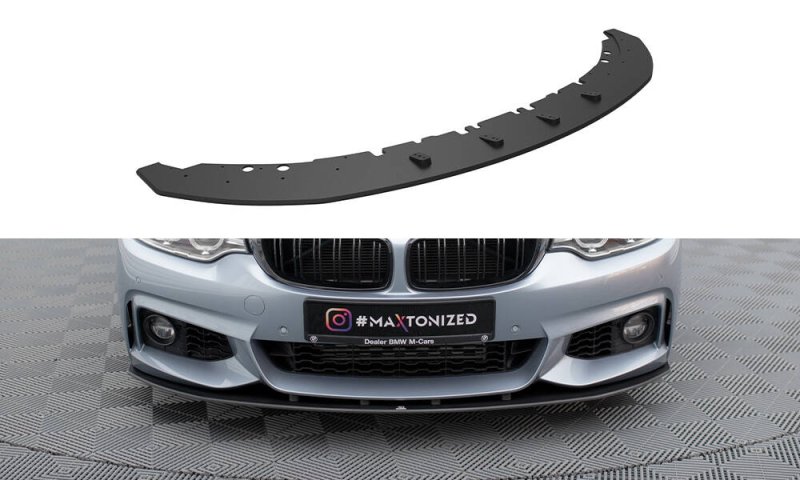 Maxton Street Pro Front Ansatz BMW 4er Coupe / Gran Coupe / Cabrio M-Paket F32 / F36 / F33 BM4F32MPACKCNC-FD4B