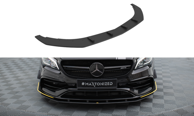 Maxton Street Pro Front Ansatz Mercedes-AMG CLA 45 Aero C117 Facelift MECLA117AMGAEROCNC-FD1B